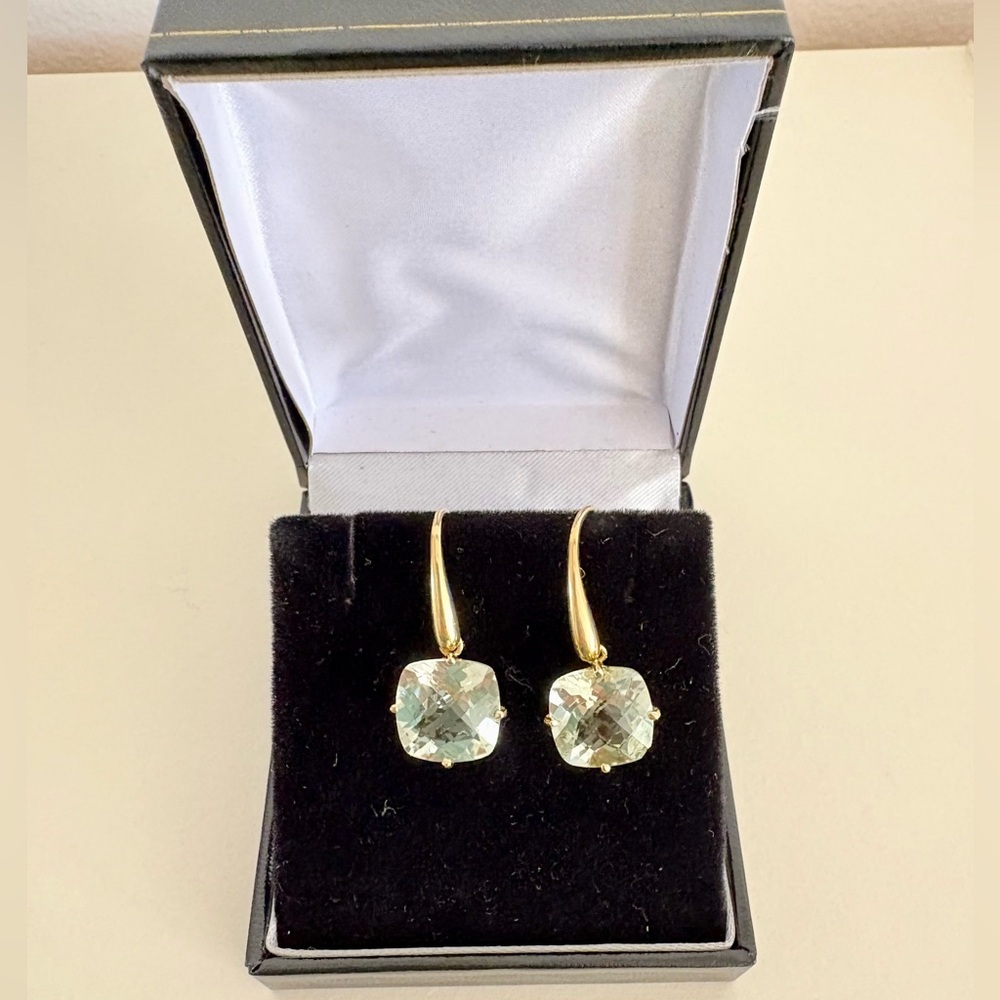 Roberto Coin
18K Prasiolite Drop Earrings